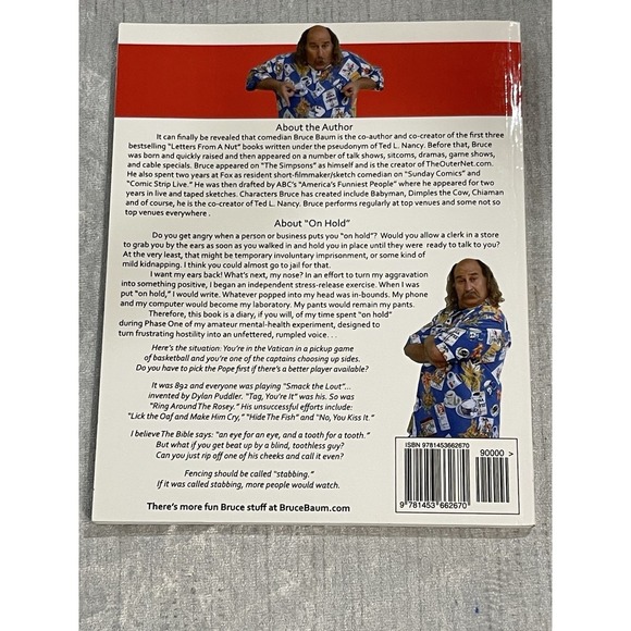 On Hold: Writings Written Only While on Hold by Bruce Baum 2010 Signed First Ed. - Picture 3 of 7